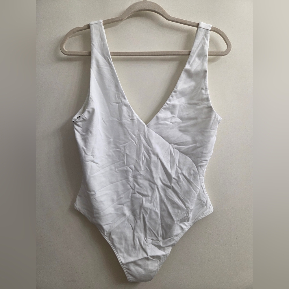 Babaton White Bodysuit